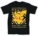 POKEMON ELECTRIC TYPE BLK T/S SM