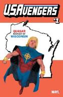 US AVENGERS #1 REIS WISCONSIN STATE VAR NOW