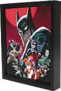 BATMAN ANIMATED SERIES CAST LENTICULAR 3D SHADOWBOX