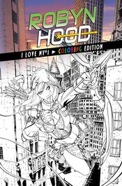 ROBYN HOOD I LOVE NY #1 COLORING BOOK ED