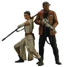 SW E7 REY & FINN ARTFX+ STATUE 2PK