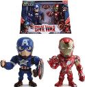 METALS MARVEL CIVIL WAR 4IN DIE-CAST FIG 2PK  (NOV16815