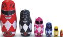 POWER RANGERS WOOD NESTING DOLL SET (NOV168794)