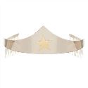 DC COMICS WONDER WOMAN SILVER TIARA W/ GOLD STAR