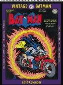 VINTAGE DC COMICS BATMAN 2018 12 MONTH WALL CALENDAR