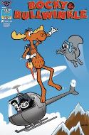 ROCKY & BULLWINKLE SHOW #1 FLYING MOOSE GALVAN CVR