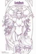 LADY DEATH ZODIAC #1 LTD SGN RAW ED (MR)