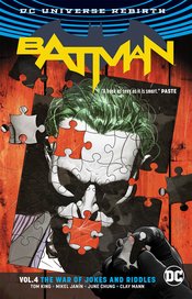 BATMAN TP VOL 04 THE WAR OF JOKES & RIDDLES (REBIRTH)