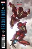GENERATIONS IRON MAN & IRONHEART #1 2ND PTG SKAN VAR