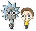 RICK AND MORTY POCKET DOOFUS LAPEL PIN 2PC SET