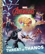 LITTLE GOLDEN BOOK AVENGERS THREAT OF THANOS YR HC