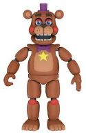 FIVE NIGHTS PIZZA SIM ROCKSTAR FREDDY 5IN ACTION FIGURE