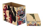 MARVEL WEB WARRIORS 5PK SHORT COMIC STORAGE BOX