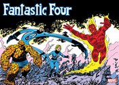 FANTASTIC FOUR OVERSIZED BY BYRNE VINYL POSTER