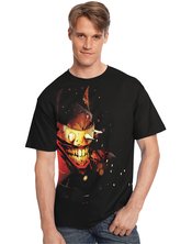 DC HEROES LAUGHING BATMAN T/S LG