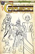 CARSON OF VENUS FLAMES BEYOND #3 LTD ED CHARACTER DESIGN CVR