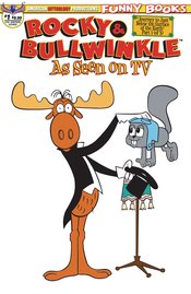 ROCKY & BULLWINKLE SEEN ON TV #1 LTD ED RETRO ANIMATION CVR