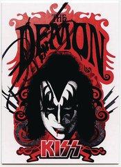 GENE SIMMONS PAUL STANLEY SGN KISS BOX TOPPER CARDS