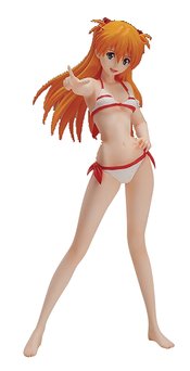 EVANGELION SUMMER QUEEN ASUKA LANGLEY SHIKINAMI PVC SPCL VER