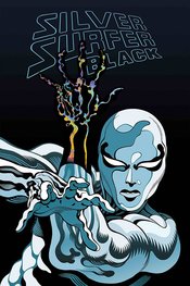 DF SILVER SURFER BLACK #1 SGN CATES