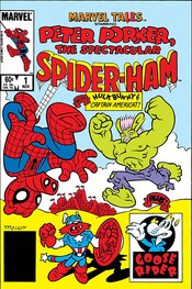 DF TRUE BELIEVERS TAILS SPIDERHAM #1 SGN DEFALCO