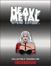 HEAVY METAL TAARNA BUST LAPEL PIN
