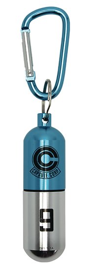 DRAGON BALL Z BLUE CAPSULE CORP 3D KEYCHAIN