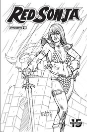 RED SONJA #7 30 COPY LINSNER B&W INCV