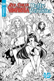 RED SONJA VAMPIRELLA BETTY VERONICA #4 20 COPY BRAGA B&W INC