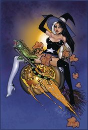 TAROT WITCH OF THE BLACK ROSE #118 HALLOWEEN WITCH (MR)