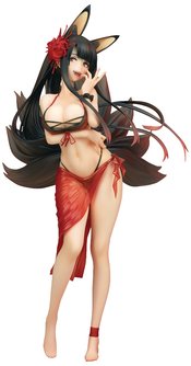 AZUR LANE AKAGI RAKUEN NO HIGANBANA 1/8 PVC FIG (MR)