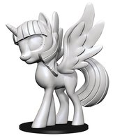MLP DEEP CUTS UNPAINTED MINI TWILIGHT SPARKLE
