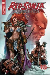 RED SONJA BIRTH OF SHE DEVIL #4 CVR B DAVILA