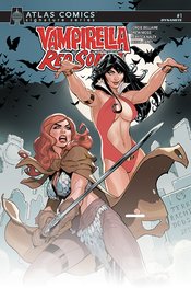 VAMPIRELLA RED SONJA #1 ATLAS ED DODSON SGN