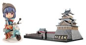 YURU CAMP RIN SHIMA PVC FIG & TAKASHIMA CASTLE 1/200 MDL KIT