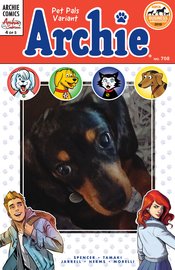 ARCHIE #708 (ARCHIE & SABRINA PT 4) CVR D PET PALS