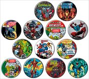 MARVEL 80TH COVERS 144PC BUTTON DIS