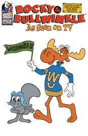 ROCKY & BULLWINKLE SEEN ON TV #2 LTD ED RETRO ANIMATION CVR