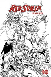 RED SONJA #7 15 COPY CASTRO B&W FOC INCV