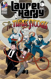 LAUREL & HARDY MEET THREE STOOGES #1 CVR C LTD CLASS CARTOON