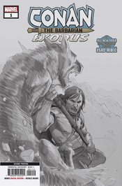 CONAN THE BARBARIAN EXODUS #1 2ND PTG RIBIC VAR