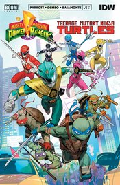 POWER RANGERS TEENAGE MUTANT NINJA TURTLES #1 CVR A MORA