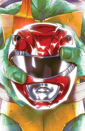 POWER RANGERS TEENAGE MUTANT NINJA TURTLES #1 MIKE MONTES (C