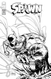 SPAWN #304 CVR C B&W MCFARLANE