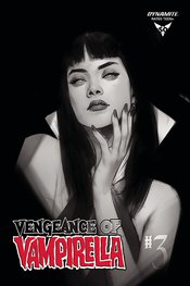 VENGEANCE OF VAMPIRELLA #3 30 COPY OLIVER B&W INCV