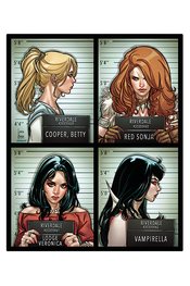 RED SONJA VAMPIRELLA BETTY VERONICA #7 BRAGA LTD VIRGIN CVR