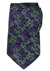 DC JOKER BLACK SILK TIE