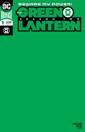 GREEN LANTERN SEASON 2 #1 (OF 12) GREEN BLANK VAR ED