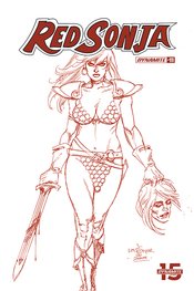 RED SONJA #11 25 COPY LINSNER TINT DRESSED FOC INCV