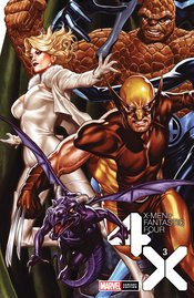 X-MEN FANTASTIC FOUR #3 (OF 4) BROOKS VAR